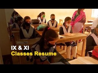 下载视频: Classes Resume For Class IX, XI Students After 10 Months Break In Odisha | OTV News