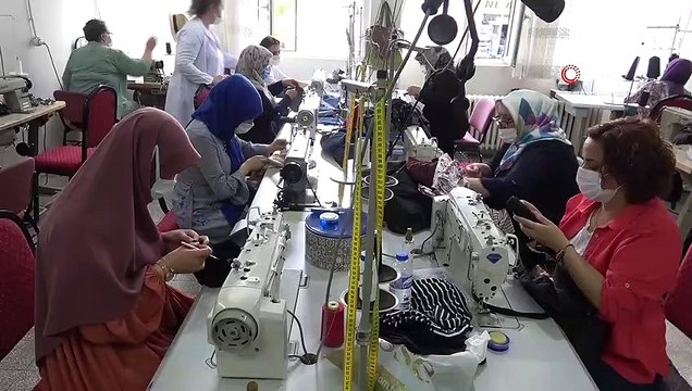 İpekyolu Halk Eğitim Merkezi Müdürlüğü pandemi de bile eğitimlerine devam ediyor