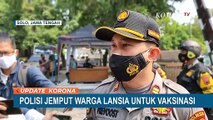 Warga Lansia Mengaku Senang Dijemput Polisi untuk Vaksinasi Covid-19