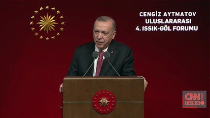 Cumhurbaşkanı Erdoğan, Kırgız yazar Aytmatov'u andı