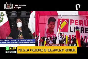 Bermúdez: “Una competencia electoral no debe conducir a un enfrentamiento entre peruanos”