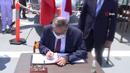 Endonezya savaş gemisinde renkli görüntüler