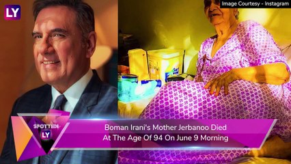 Boman Irani’s Mother Jerbanoo Dies At 94; The Actor Shares An Emotional Post, Says, ‘She Was & Will Always Be A Star’
