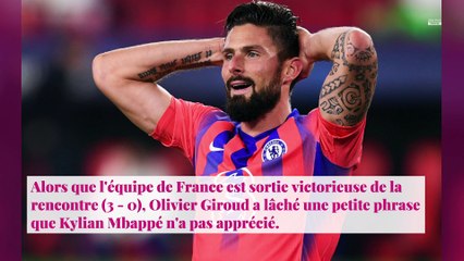 Kylian Mbappé en colère contre Olivier Giroud, Didier Deschamps forcé d'intervenir