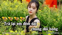 Karaoke Trả Lại Em - Tone Nam Nhạc Sống Huỳnh Lê