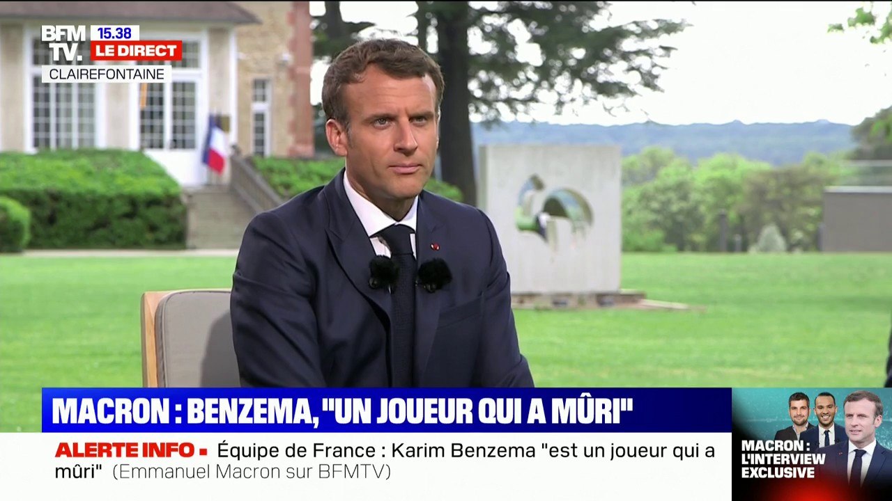 Emmanuel Macron: "Personne n'a à utiliser le sport pour essayer de faire passer des messages politiques de division"