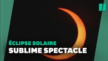 Vous n'avez pas pu voir l'éclipse solaire en France, voilà à quoi elle ressemblait