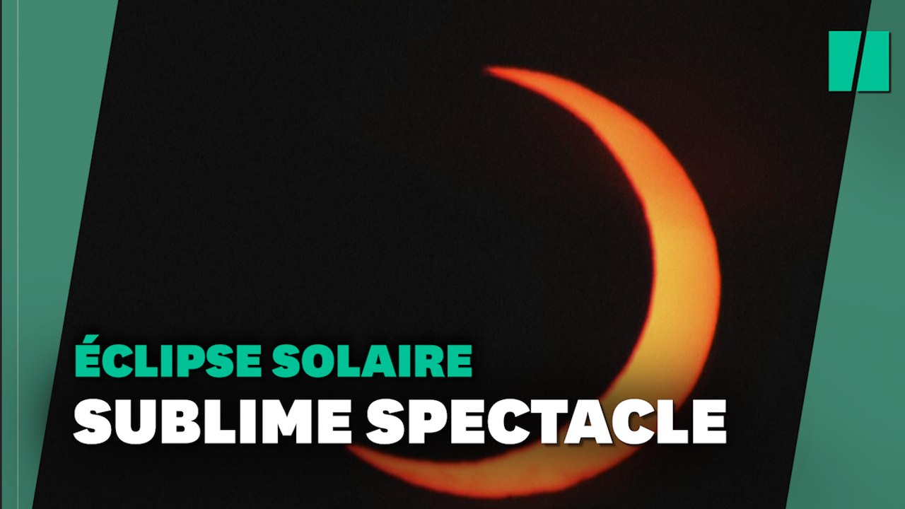 Vous n'avez pas pu voir l'éclipse solaire en France, voilà à quoi elle ressemblait