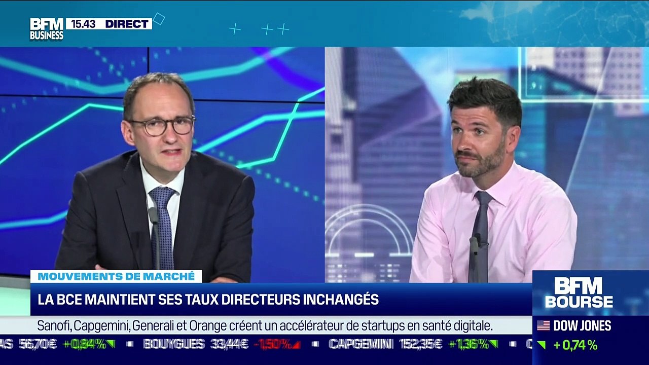 Wilfrid Galand (Montpensier Finance) et Sébastien Barthélémi (Kepler Cheuvreux): La BCE maintient ses taux directeurs - 10/06