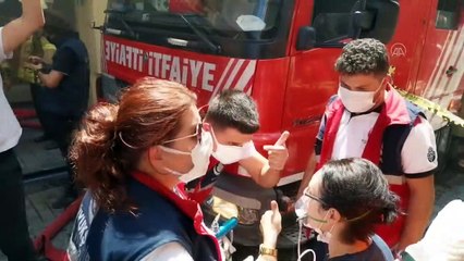 İSTANBUL - Fatih'teki bir otelin sauna kısmında yangın (2)