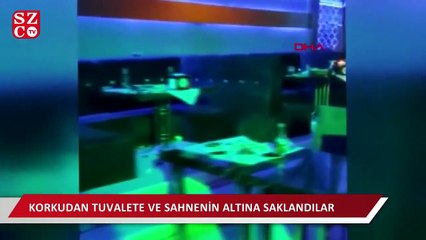 Polisi gördüklerinde korkudan öyle bir yere saklandılar ki...