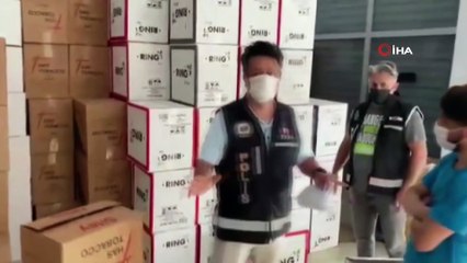 - Manisa Emniyeti tek seferde 6 milyon makaron ele geçirdi