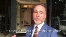 The Housing Minister, Christopher Pincher MP visits Zedfactory in West Sussex