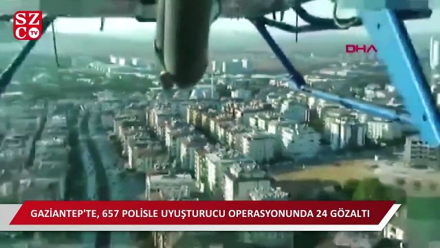 Gaziantep'te 657 polis ile uyuşturucu operasyonu!