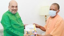 CM Yogi meets Amit Shah in Delhi, meeting with PM tomorrow