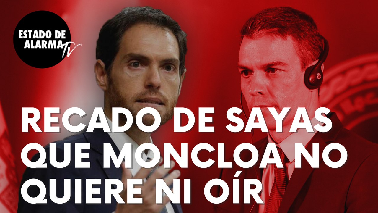 El serio recado del diputado de UPN, Sergio Sayas, que no quieren ni oír en Moncloa: “Es la hora…”