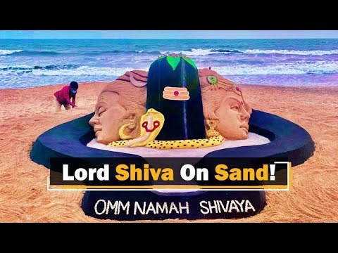 Sand Artist Sudarshan Patnaik Creates Shiva Sand Art in Puri On Mahashivaratri | OTV News