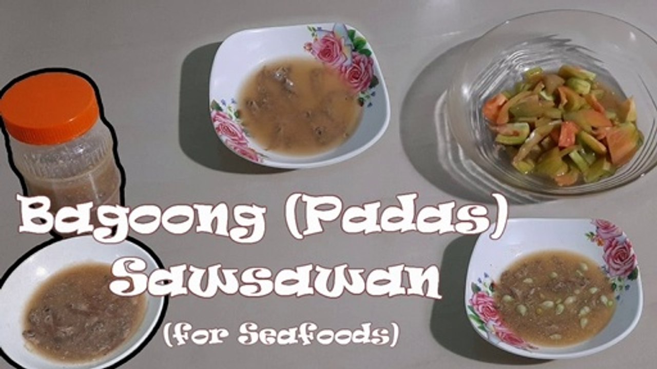 Bagoong Padas (bolinao) Sawsawan Masarap at simpleng sawsawan for fried or grilled seafoods