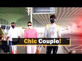 Shahid Kapoor & Mira Rajput Spotted At Mumbai Airport Heading Off To Punjab | OTV News