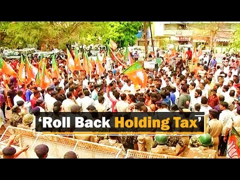 State BJP Launches Protest Against Holding Tax Hike In Bhubaneswar | OTV News