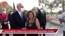 Kılıçdaroğlu, Kutlu Adalı'nın mezarını ziyaret etti