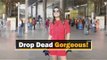 Spotting Stars : Actor Hina Khan Spotted At Mumbai Airport In Red Playsuit | OTV News