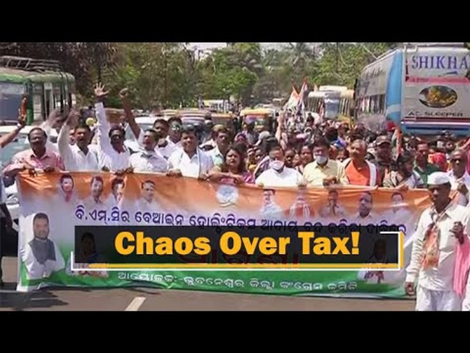 Bhubaneswar Holding Tax Row: Agitating Congress Workers Barge Into BMC Office | OTV News
