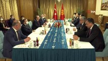 TBMM Başkanı Mustafa Şentop, Kırgızistan Cumhurbaşkanı Sadır Caparov ile görüştü