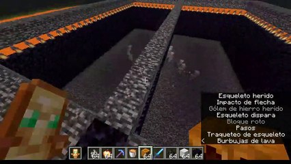 2 GOLEMS de Hierro vs 10 ESQUELETOS | ¿Quién Gana? | Minecraft Clips