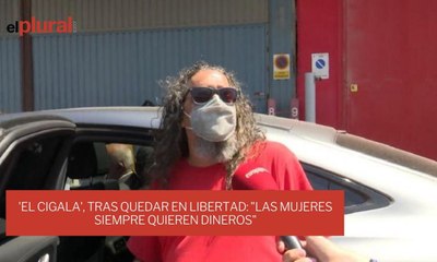 'El Cigala' tras salir en libertad: "Las mujeres siempre quieren dineros"