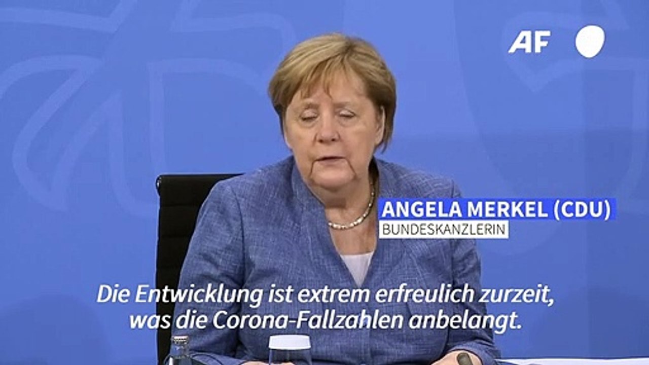 Merkel sieht Corona-Impfwettlauf mit Delta-Variante