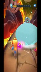 Frosty Nitrus Brio Boss Fight Gameplay - Crash Bandicoot: On The Run! (Dino Might Location)