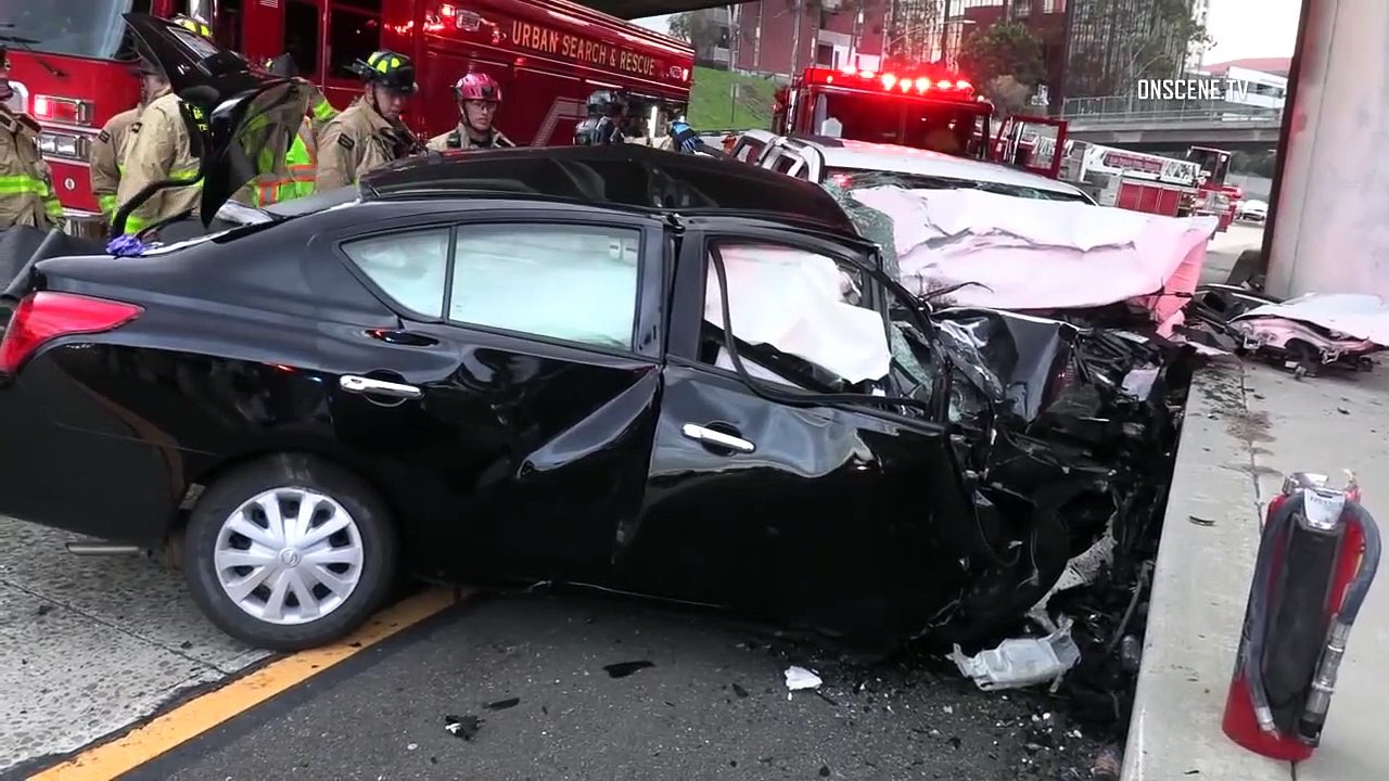San Diego I-5 Wrong Way Fatal Crash 01132019 (Warning Graphic Video)