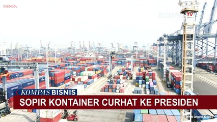 Sopir Kontainer Curhat ke Jokowi Soal Pungli dan Premanisme