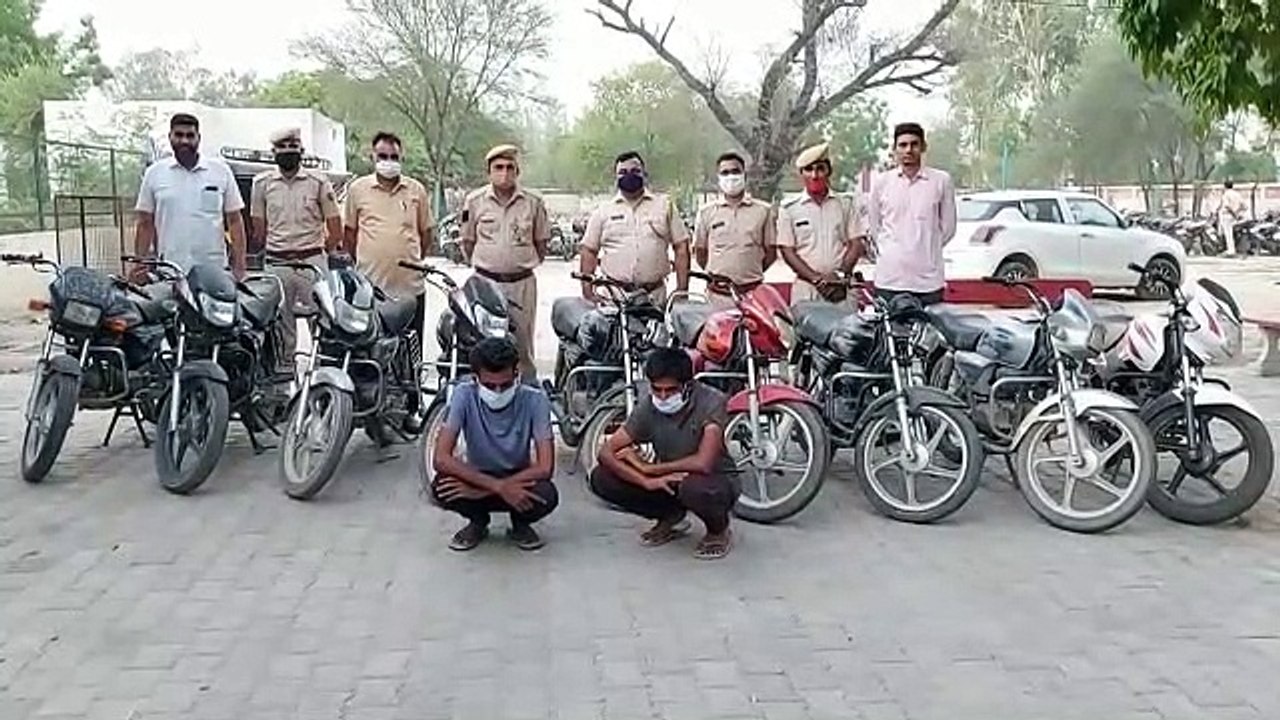 Nine stolen bikes seized from the possession of bounty accused absconding in attempt to murder