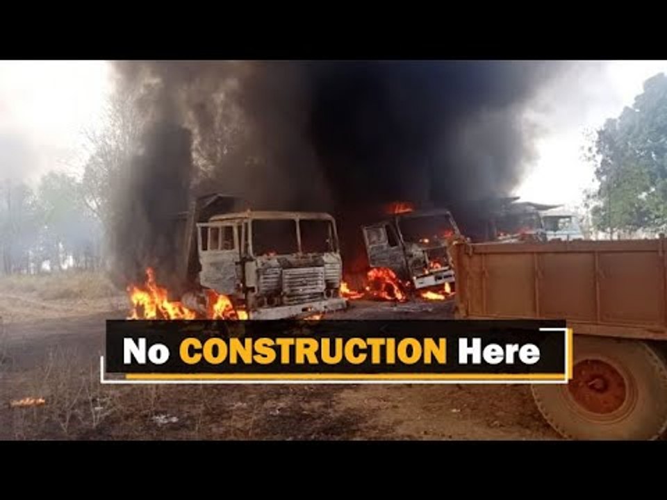Maoists Set Ablaze Vehicles In Odisha-Chhattisgarh Border Area | OTV News