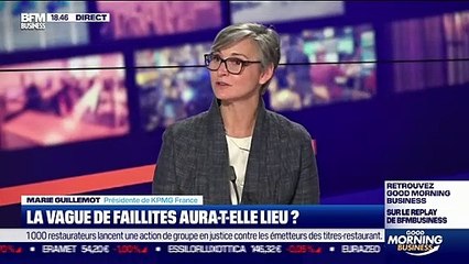 Marie Guillemot (KPMG France) : La vague de faillites aura-t-elle lieu ? - 10/06