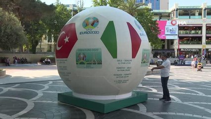 Azerbaycan'da EURO 2020 coşkusu