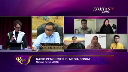 Revisi UU ITE, yang Merasa Dihina yang Bisa Melapor - ROSI