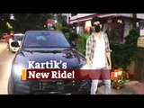 Kartik Aaryan Flaunting His New Ride In Mumbai