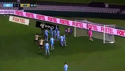 Goal - 1:2 - 89' Stamatelopoulos A. (Mauragis L.), Newcastle Jets