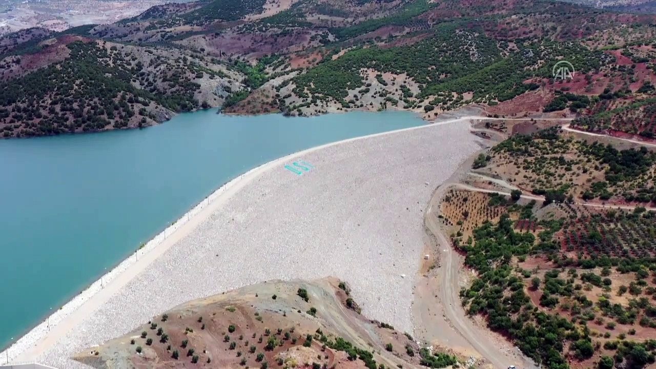 KİLİS - (DRONE) Yukarı Afrin Barajı yarın açılacak