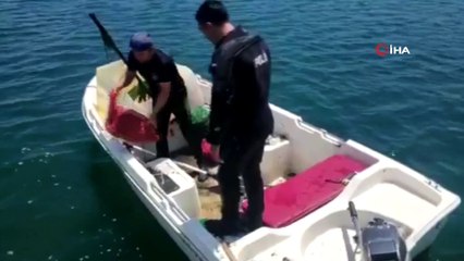 Kaçak midye avcılarına polisten suçüstü baskın