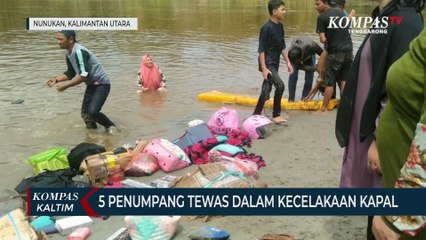 5 Penumpang Tewas Dalam Kecelakaan Kapal Di Nunukan