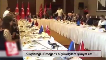 Kılıçdaroğlu Cumhurbaşkanı Erdoğan ağababalarına şikayet etti  ?