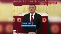 Özgür Özel TİP'li Şık'ın skandal sözlerini savundu!
