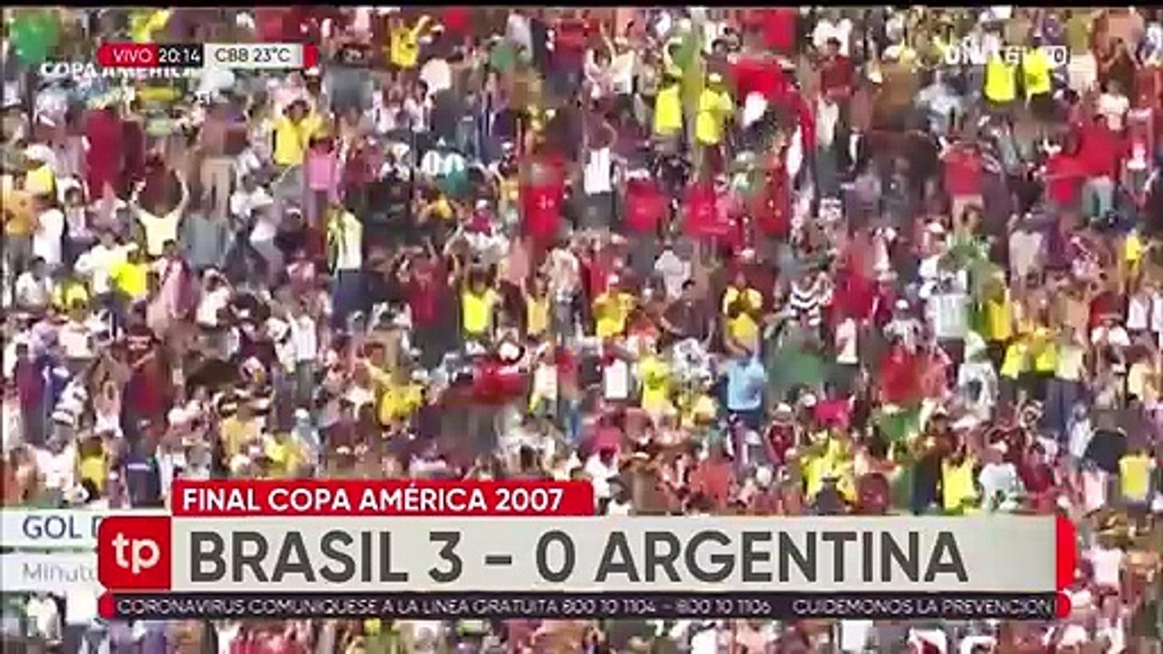 Copa América 2007: Brasil celebró doble: venció a Argentina y fue campeón
