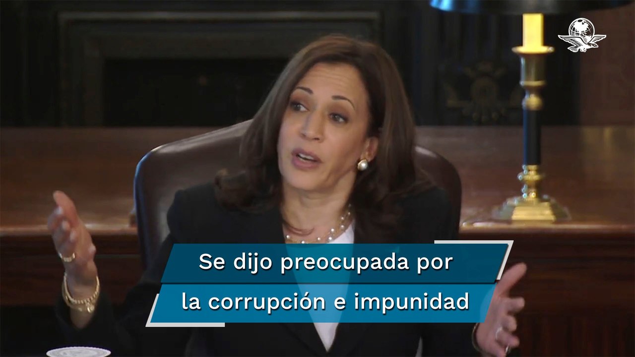 Kamala Harris pidió a México y Guatemala que dejen trabajar a las ONG y la prensa
