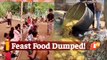 Wedding Feast  During Lockdown Raided By Police In Odisha; Huge Quantities Of Food Dumped