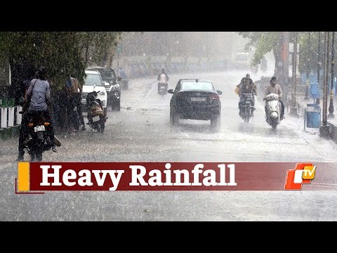 WATCH: Heavy Rainfall & Gusty Wind Lash Bhubaneswar | OTV News